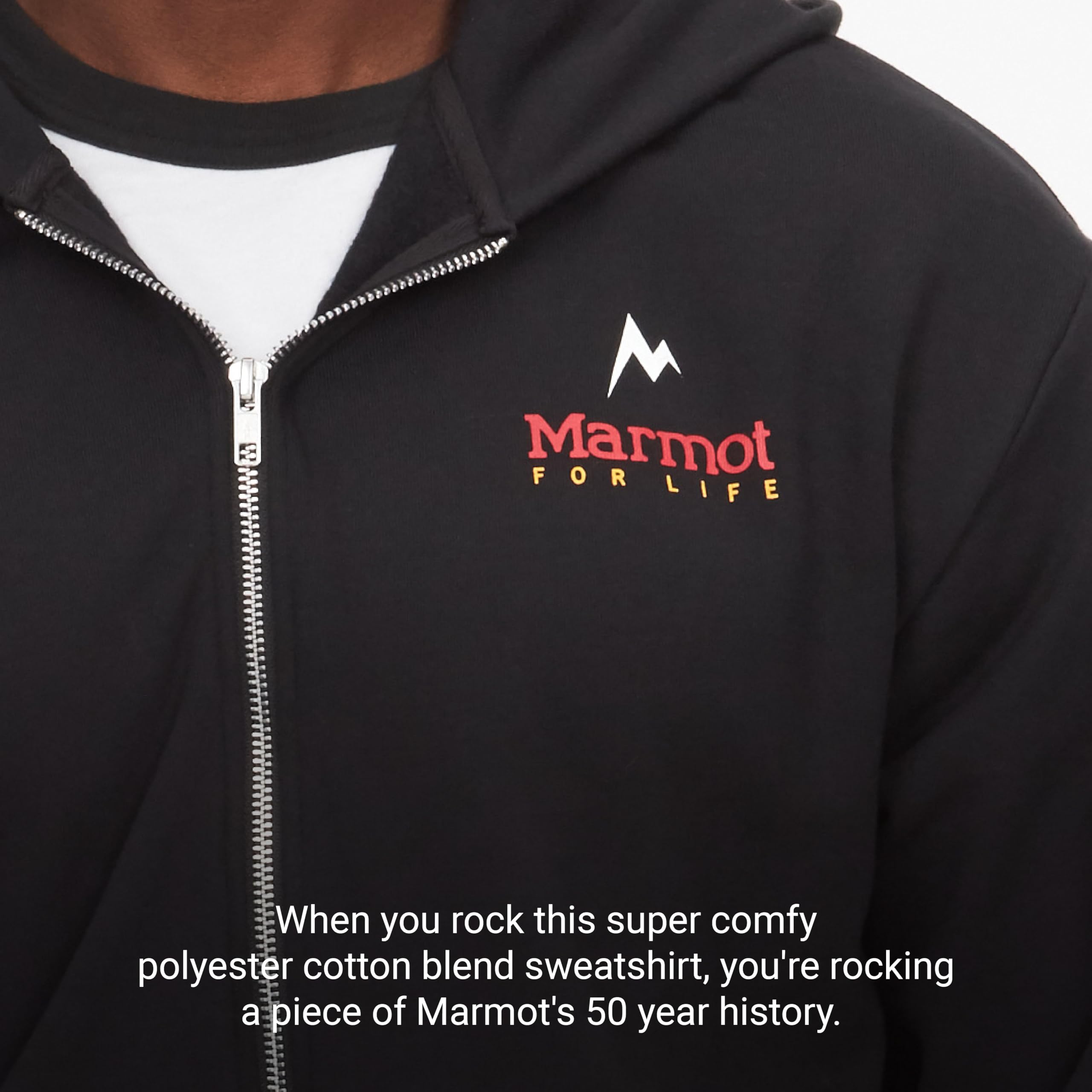 Amazon.com: MARMOT Men's for Life Full Zip Hoody, Black, Small